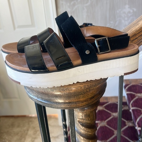UGG Black Platform Sandals - Picture 15 of 15